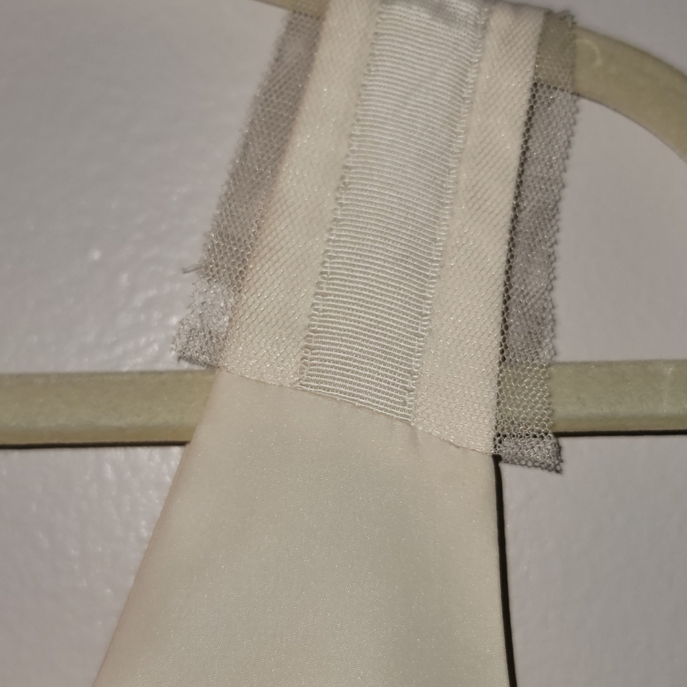 WHITE MINI DRESS with Ruffle Design - Picture 3 of 3